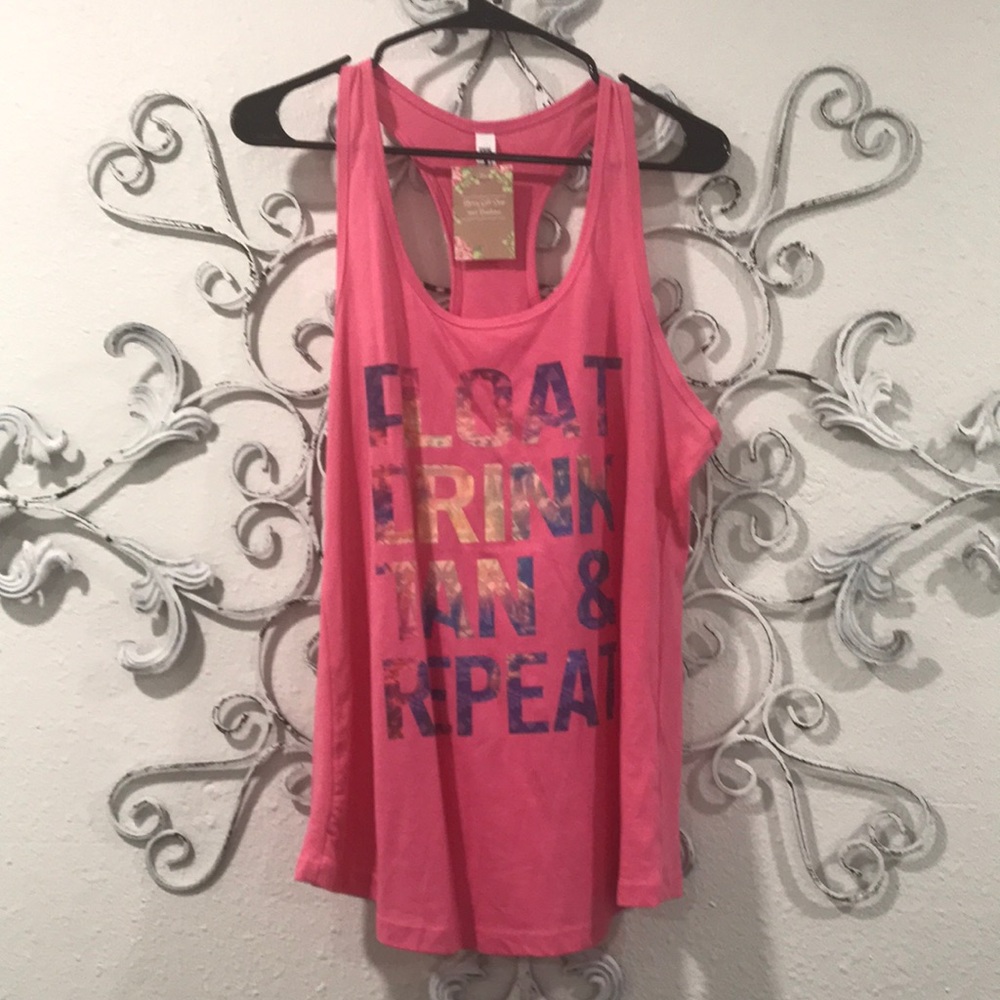Float Drink Tan & Repeat Tank